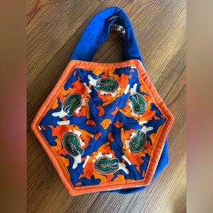 Handmade Florida Gators purse.  Cotton.  Perfect for games, tailgating.  Fan.